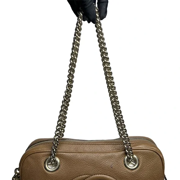 🔴SOLD🔴 GUCCI • SOHO CHAIN SHOULDER BAG - Picture 4 of 13